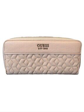 Guess Large Zip-around Quilted Wallet